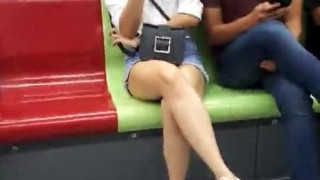 Ups chio syt wearing mini shortskirt