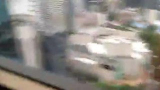 申精 香港君悅酒店頂層 少婦趴在維多利亞港全景窗後入 1