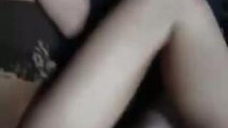 【無修正個人撮影】素人ハスキー声なスレンダー黒ギャルとの生ハメセックスを無断撮影投稿