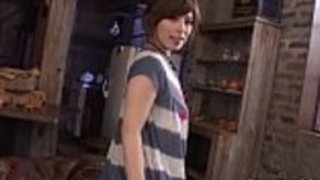 ランジェリーの女の子2人