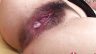 日本の熟女ダブルcreampiedヘアリープッシー