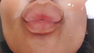 日本の女の子の舌プレイ（10）