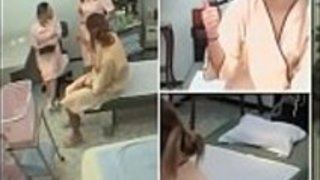 スパイカメラは、裸の日本人女性がマッサージを受けていることを示していますwww.IFLJAPAN.com