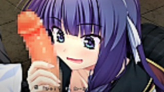 【アニメエロ動画】エロゲ「ネ、ネェ～このおチンコまだ大きくなってない？これ標準サイズなの？」・・・