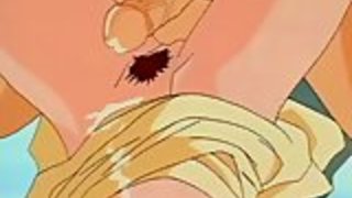 四目かわい子ちゃんは、彼女のアニメの猫のstretcheを取得