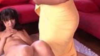 巨乳な日本の日高橘と一緒に見事な家庭のポルノ - もっとSlurpjp.comで